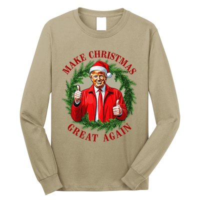 Make Christmas Great Again Donald Trump Maga Long Sleeve Shirt