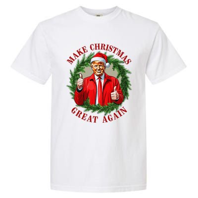 Make Christmas Great Again Donald Trump Maga Garment-Dyed Heavyweight T-Shirt