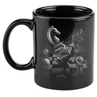 Monochrome Chess Game Graphic Classic Strategy Design Gift 11oz C Handle Ceramic Mug