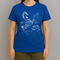 Monochrome Chess Game Graphic Classic Strategy Design Gift T-Shirt