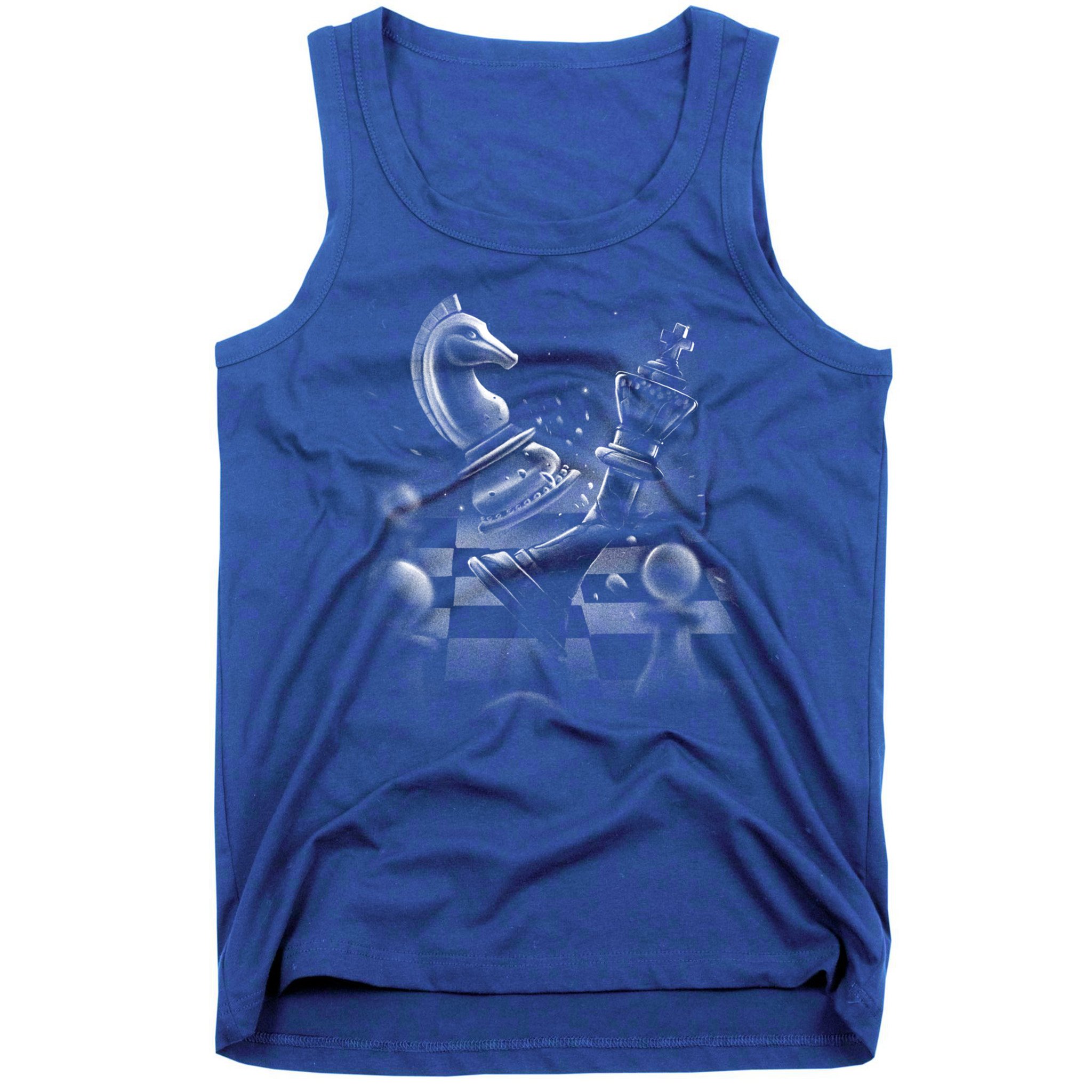 Monochrome Chess Game Graphic Classic Strategy Design Gift Tank Top