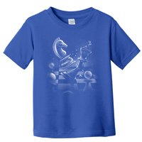 Monochrome Chess Game Graphic Classic Strategy Design Gift Toddler T-Shirt