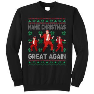 Make Christmas Great Again Santa Trump Dance Ugly Sweater Sweatshirt