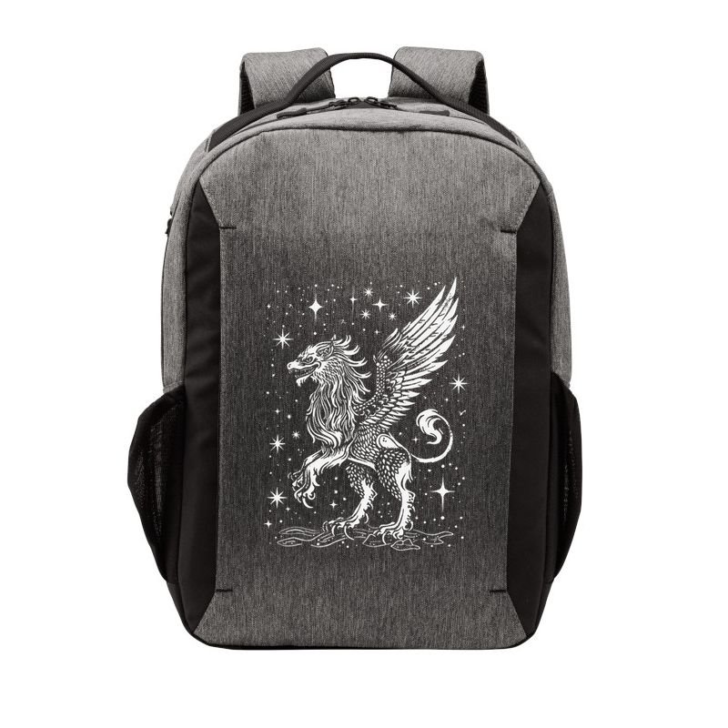Mystical Creepy Gryphon Greek Mythical Creature Vector Backpack