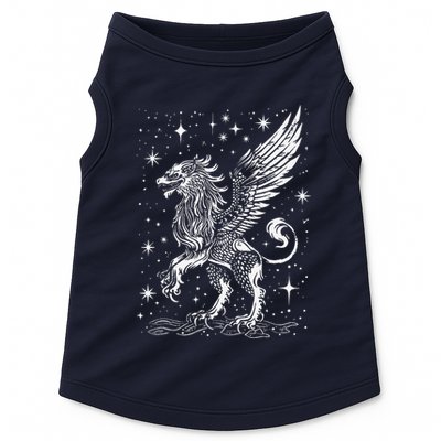 Mystical Creepy Gryphon Greek Mythical Creature Doggie Tank