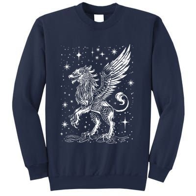 Mystical Creepy Gryphon Greek Mythical Creature Sweatshirt