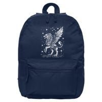 Mystical Creepy Gryphon Greek Mythical Creature 16 in Basic Backpack