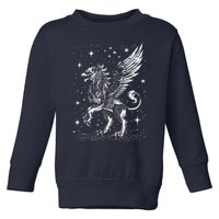 Mystical Creepy Gryphon Greek Mythical Creature Toddler Sweatshirt