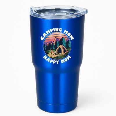 Mom Camping Gift Happy Camping Mom Camper Gift Mother Meaningful Gift Tumbler