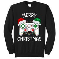 Merry Christmas Gamer Video Gaming Controller Santa Hat Xmas Tank Top Sweatshirt