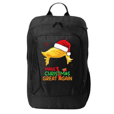 Make Christmas Great Again Funny Trump Christmas City Backpack