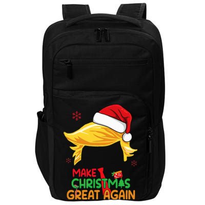 Make Christmas Great Again Funny Trump Christmas Impact Tech Backpack