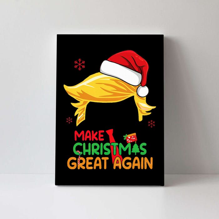 Make Christmas Great Again Funny Trump Christmas Canvas