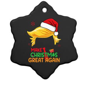 Make Christmas Great Again Funny Trump Christmas Ceramic Star Ornament