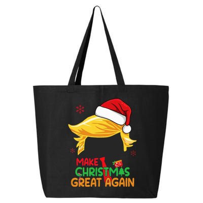 Make Christmas Great Again Funny Trump Christmas 25L Jumbo Tote