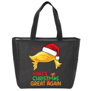 Make Christmas Great Again Funny Trump Christmas Zip Tote Bag