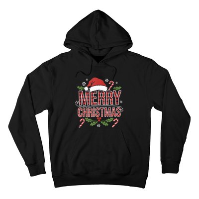 Merry Christmas Gifts Lights Red Santa Hat For Tank Top Hoodie