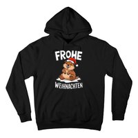 Merry Christmas Groundhog Frohe Weihnachten Tank Top Hoodie