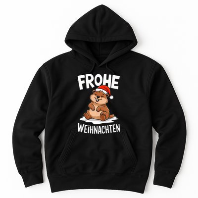 Merry Christmas Groundhog Frohe Weihnachten Tank Top Hoodie