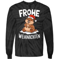 Merry Christmas Groundhog Frohe Weihnachten Tank Top Tie-Dye Long Sleeve Shirt