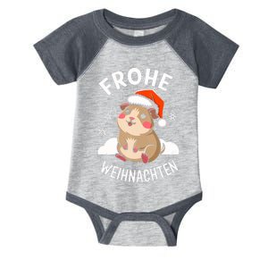 Merry Christmas Guinea Pig Frohe Weihnachten Tank Top Infant Baby Jersey Bodysuit