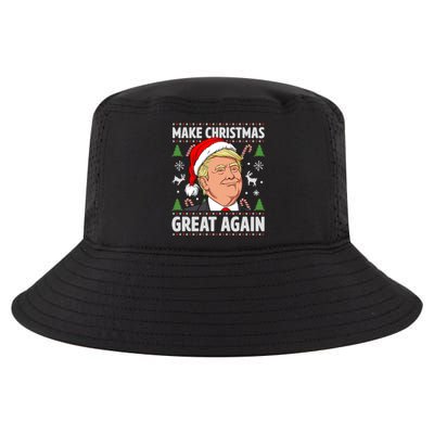 Make Christmas Great Again Funny Trump Ugly Christmas  Cool Comfort Performance Bucket Hat