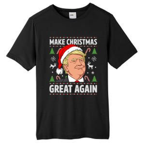 Make Christmas Great Again Funny Trump Ugly Christmas  Tall Fusion ChromaSoft Performance T-Shirt