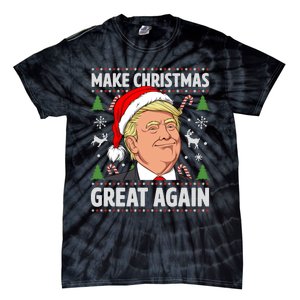 Make Christmas Great Again Funny Trump Ugly Christmas  Tie-Dye T-Shirt