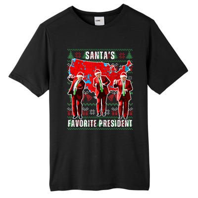 Make Christmas Great Again Trump Pajamas Ugly Tall Fusion ChromaSoft Performance T-Shirt