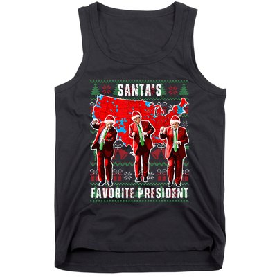 Make Christmas Great Again Trump Pajamas Ugly Tank Top