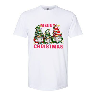 Merry Christmas Gnomes Xmas Matching Family Softstyle® CVC T-Shirt