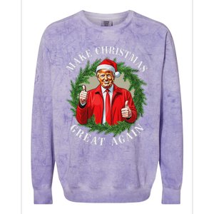 Make Christmas Great Again Donald Trump Maga Colorblast Crewneck Sweatshirt