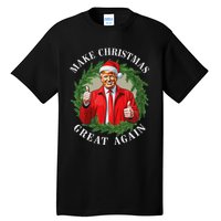 Make Christmas Great Again Donald Trump Maga Tall T-Shirt