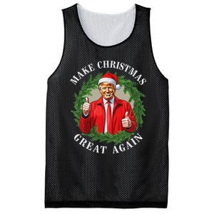 Make Christmas Great Again Donald Trump Maga Mesh Reversible Basketball Jersey Tank