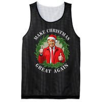 Make Christmas Great Again Donald Trump Maga Mesh Reversible Basketball Jersey Tank