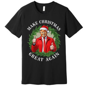 Make Christmas Great Again Donald Trump Maga Premium T-Shirt