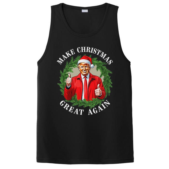 Make Christmas Great Again Donald Trump Maga PosiCharge Competitor Tank