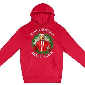 Make Christmas Great Again Donald Trump Maga Premium Pullover Hoodie