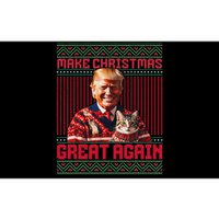 Make Christmas Great Again Xmas Funny Trump Pajamas Ugly Bumper Sticker