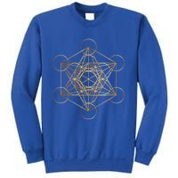 Metatron's Cube Golden Sacred Geometry Great Gift Sweatshirt