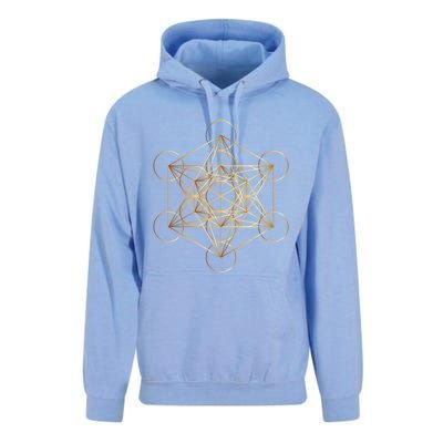 Metatron's Cube Golden Sacred Geometry Great Gift Unisex Surf Hoodie