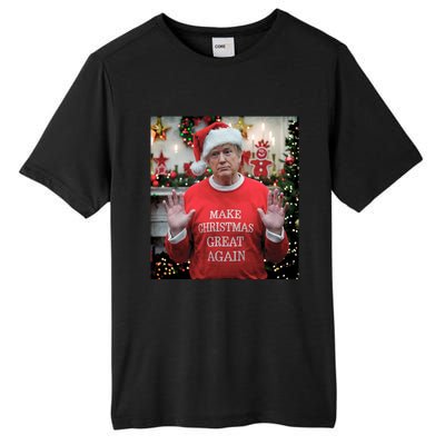 Make Christmas Great Again Funny Gift Tall Fusion ChromaSoft Performance T-Shirt