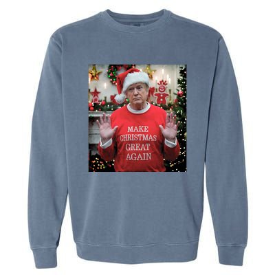 Make Christmas Great Again Funny Gift Garment-Dyed Sweatshirt