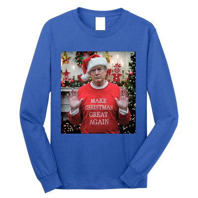 Make Christmas Great Again Funny Gift Long Sleeve Shirt