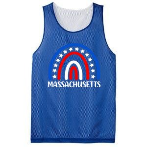 Massachusetts Cool Gift I Love Massachusetts Usa Gift Mesh Reversible Basketball Jersey Tank