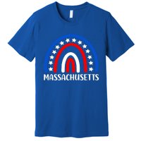 Massachusetts Cool Gift I Love Massachusetts Usa Gift Premium T-Shirt