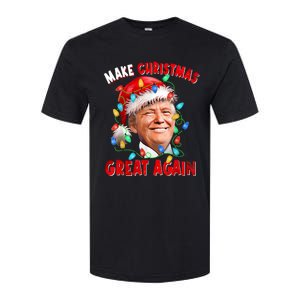 Make Christmas Great Again Funny Donald Trump Xmas Lights Softstyle CVC T-Shirt