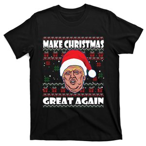 Make Christmas Great Again Funny Donald Trump Christmas Ugly T-Shirt