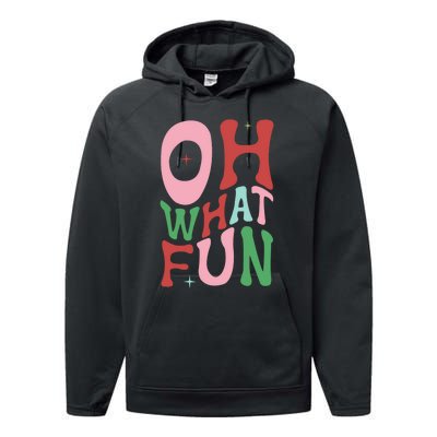 Merry Christmas Gifts Oh What Fun Xmas Gifts Performance Fleece Hoodie