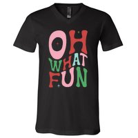 Merry Christmas Gifts Oh What Fun Xmas Gifts V-Neck T-Shirt